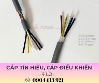 Cáp tín hiệu chống nhiễu 4 lõi 0.5/0.75/1.0/1.5mm