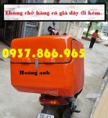 Thùng giao hàng, thùng nhựa sau xe máy, thùng giao đồ ăn nhanh, thung cho hang