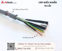 Cáp điều khiển 10x0.5,10x0.75,10x1.0,10x1.5mm Altek Kabel chống nhiễu