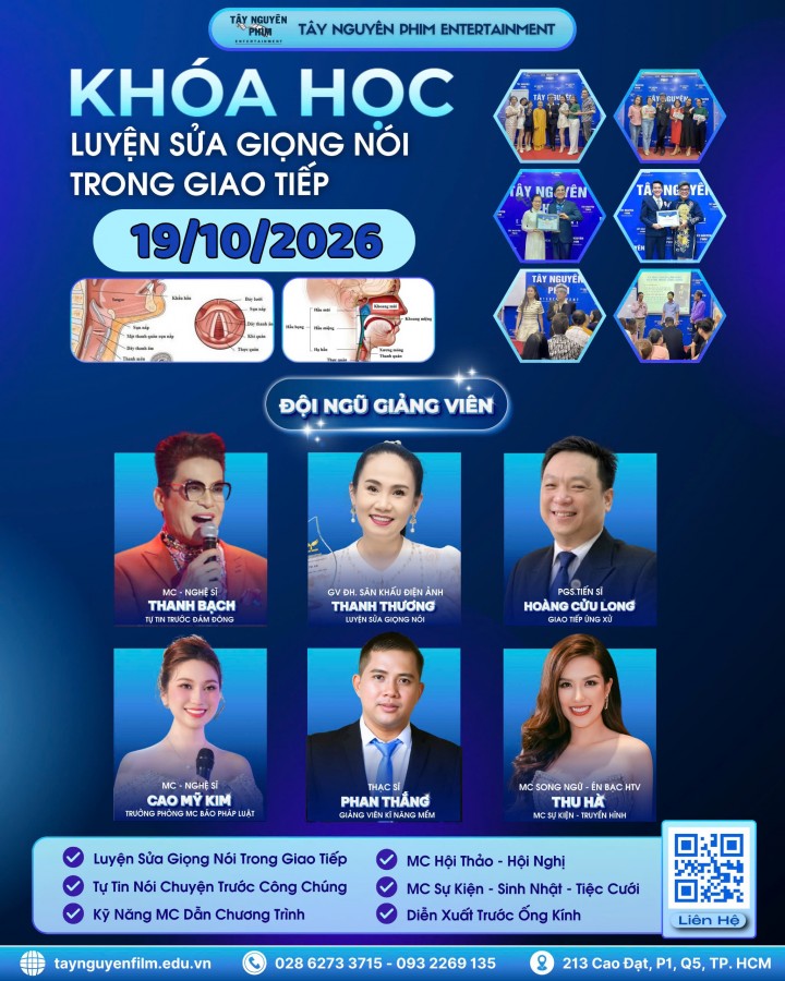 🎤 TUYỂN SINH KHÓA HỌC LUYỆN SỬA GIỌNG NÓI TRONG GIAO TIẾP – TỰ TIN NÓI HAY, GIAO TIẾP THUYẾT PHỤC