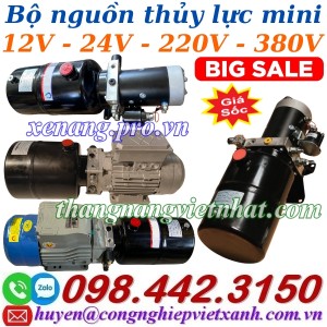 Bộ nguồn thủy lực mini 12V - 24V - 220V - 380V