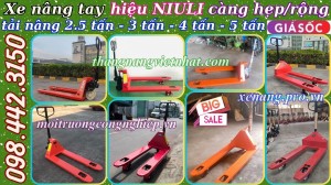 Xe nâng tay - giải pháp nâng hạ hiệu quả cho doanh nghiệp