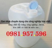 Can nhựa chuyên hóa chất, can nhựa có Seal chống tràn