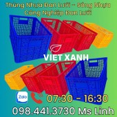 Thùng Nhựa Đan Lưới - Sóng Nhựa Công Nghiệp Đan Lưới