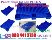 Thanh lý pallet nhựa kê hàng 1000x600x100mm