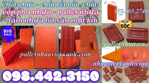 Chốt nhựa kết nối tấm lót sân khấu, pallet lót sàn sân khấu, coppha nhựa