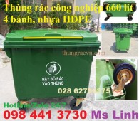 Xả hàng cuối năm mua thùng rác nhựa 660 lít tặng thùng 120 lít giá sô