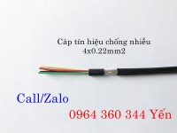 Cáp tín hiệu âm thanh chống nhiễu 4x0.22mm