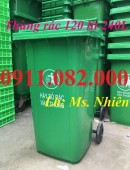 Cung cấp thùng rác giá rẻ- giảm giá thùng rác 120L 240l tại an giang- lh 091108