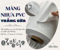 Mua bán nhựa pvc - màu trắng sữa mềm, dẻo, ứng dụng nhiều trong cuộc sống