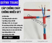 ???? Cáp Chống Cháy – Chống Nhiễu GFT Altek Kabel ????