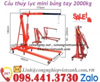 Xe cẩu tay mini di chuyển 2000kg khuyến mãi