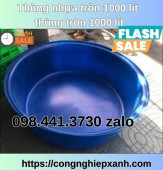 Thùng tròn 1000 lít – thị trường ứng dụng