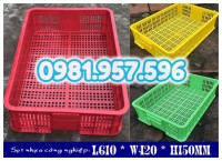 Thùng nhựa rỗng cao 15cm, thùng nhựa hở 1T5, sóng nhựa 1 tấc 5