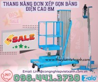 Thang nâng đơn xếp gọn bằng điện cao 8m GTWY801