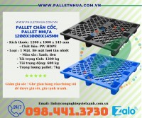 PALLET NHỰA CỐC, PALLET CÔNG NGHIỆP 1200X1000X145MM MÀU XANH/ ĐEN Pallet cốc 12