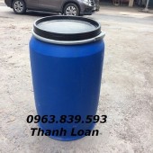 Thùng phuy nhựa 50L - 120L - 220L, phuy nhựa công nghiệp rẻ