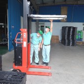 Xe nâng bán tự động tại Hà Nội nhập khẩu giá rẻ