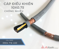 Cáp điều khiển có lưới chống nhiễu Altek Kabel 10x0.75mm