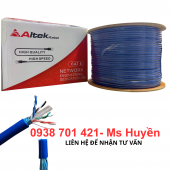Cáp mạng FTP Cat6, Cáp mạng UTP Cat6 Altek Kabel