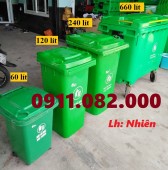 Mô hình thu gom rác năm 2025- thùng rác 120 lít 240l lít 660 lít giá rẻ- lh 09