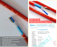 Cáp Chống Cháy Chống Nhiễu 2x1.0mm2 tiêu chuẩn IEC 60331-21