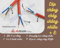 Cáp chống cháy chống nhiễu 1PR x 1,0mm2 Altek Kabel chính hãng