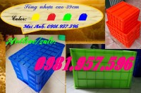 Sóng nhựa đặc 3T9, sóng nhựa bít cao 39cm