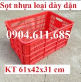 Sọt nhựa cao 31, Sọt nhựa đựng hàng tại Hà Nội