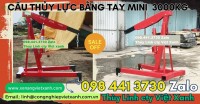 Cẩu tay thủy lực mini 3000kg, Cẩu thủy lực bằng tay 3 tấn, Cẩu tay mini