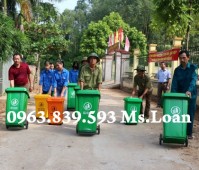 Thùng rác nhựa 120L, 240l, 660l giá sỉ - 0963839593 Ms.Loan