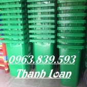 Thùng rác nhựa Composite 120L, 240L siêu bền, siêu chịu lực - 0963839593