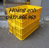 Địa chỉ cung cấp thùng có nắp, thùng nhựa bít tại Long Biên,báo giá sóng nhựa bí