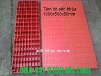 Tấm lót sân khấu 1000x500x50mm màu cam