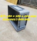 Khay đựng đồ cơ khí, bán thùng đặc có lỗ thát khí, thùng nhựa bít,