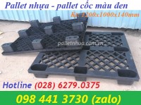 Pallet cốc - pallet nhựa 9 chân 1200x1000x140mm giảm giá tại kho bình tân Hotl