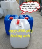 Sản xuất can nhựa 30l, bán can công nghiệp các loại, can nhự HPDE, can đựng được