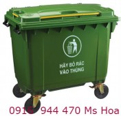 Thùng rác 660 lít, thùng rác công cộng 660 lít, thùng rác 0916.944.470