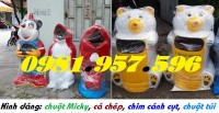 Thùng rác chim cánh cụt, thùng rác gấu túi, thùng rác chuột Micky