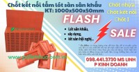 Sàn nhựa sân khấu màu cam 1000x500x50mm