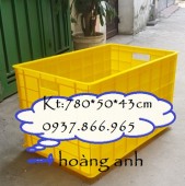 Thùng nhựa dùng trong nhà máy di chuyển hàng hóa dễ dàng, thùng nhựa có bánh xe