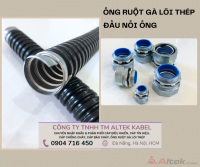 Ống ruột gà lõi thép bọc pvc, ống luồn dây điện