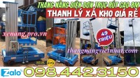 Thang nâng điện đơn 125kg nâng cao 8 mét - THANH LÝ XẢ HÀNG giá cực sốc