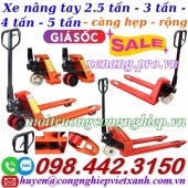 Xe nâng tay – giải pháp nâng hạ hiệu quả cho doanh nghiệp