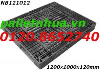 Pallet nhựa mới 100‰ kích thước 1200x1000x120mm giá siêu rẻ