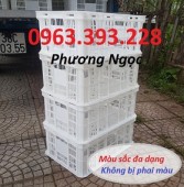 Sóng nhựa rỗng HS018, sọt nhựa đựng hàng, sọt HS018, sọt nhựa công nghiệp