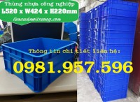 Hộp nhựa B8, hộp nhựa công nghiệp, sóng nhựa bít 2T2