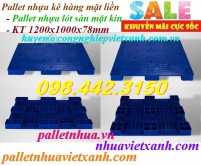 Pallet nhựa lót sàn 1200x1000x78mm PL02LS