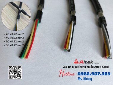 Cáp tín hiệu chống nhiễu, cáp tín hiệu âm thanh Altek Kabel