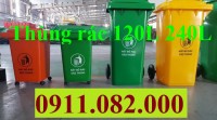 Cung cấp thùng rác nhựa giá rẻ uy tín, thùng rác 120l 240l 660l giá rẻ mới 100‰